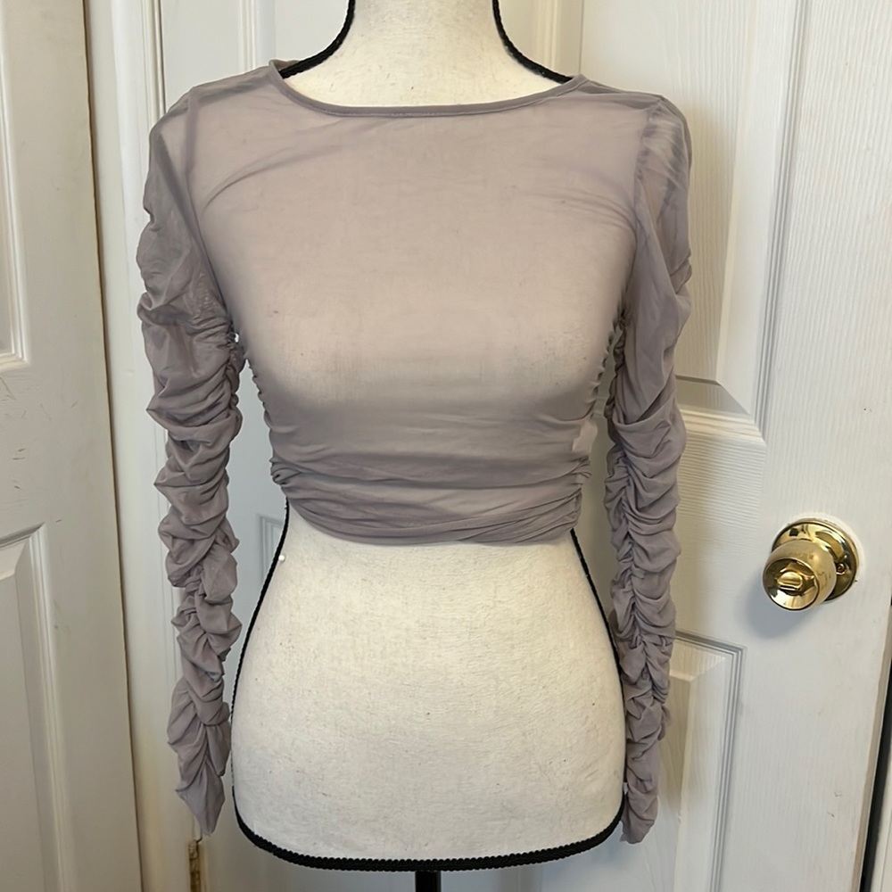 Mesh crop top